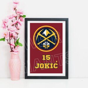 Denver Nuggets Jokic 11x17 Art Print
